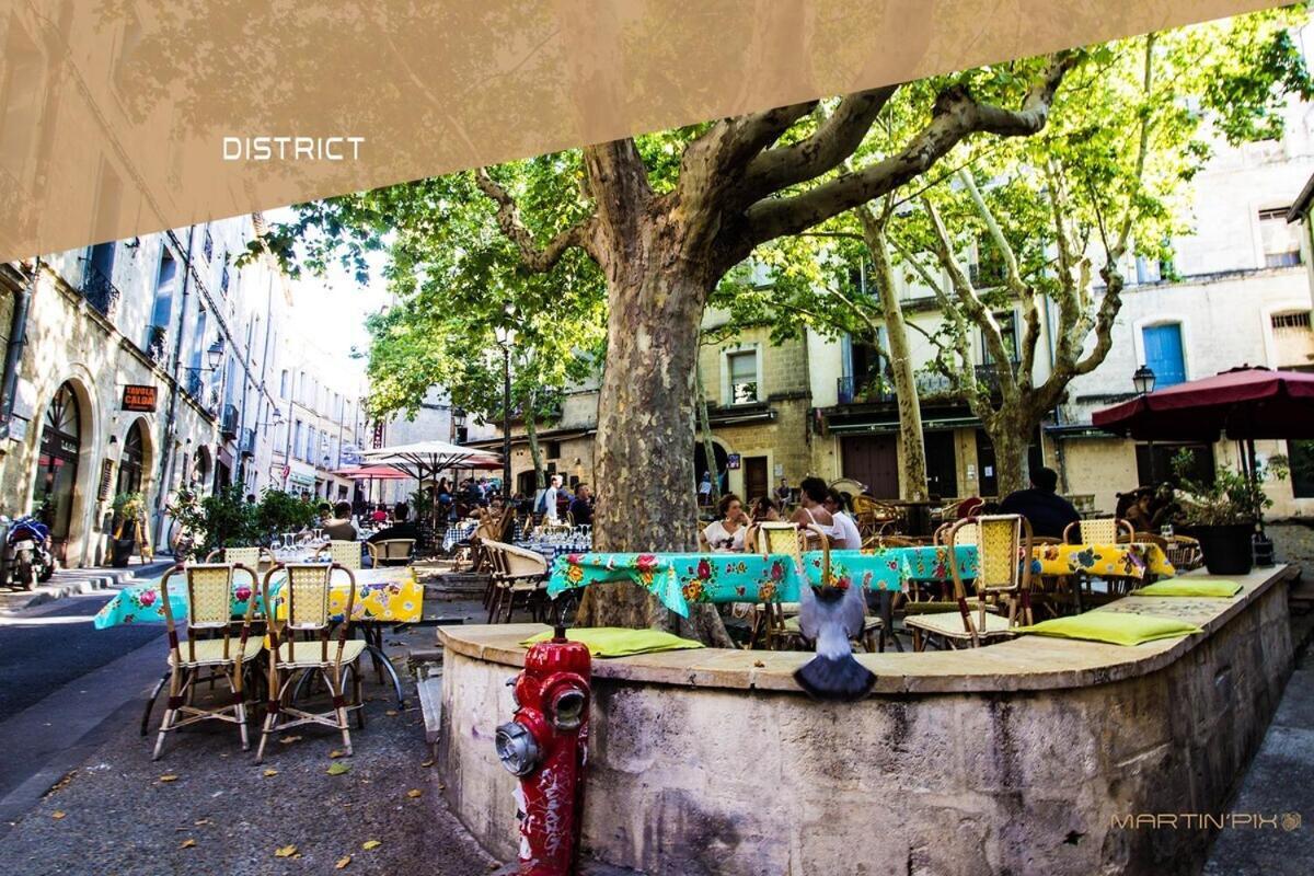 L'Amoureux - Terrasse Et Climatisation Coeur De Ville Montpellier Bagian luar foto